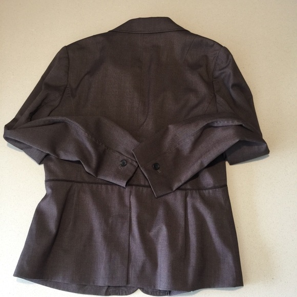 🛍Banana Republic Blazer Size 10 Brown - Picture 3 of 6